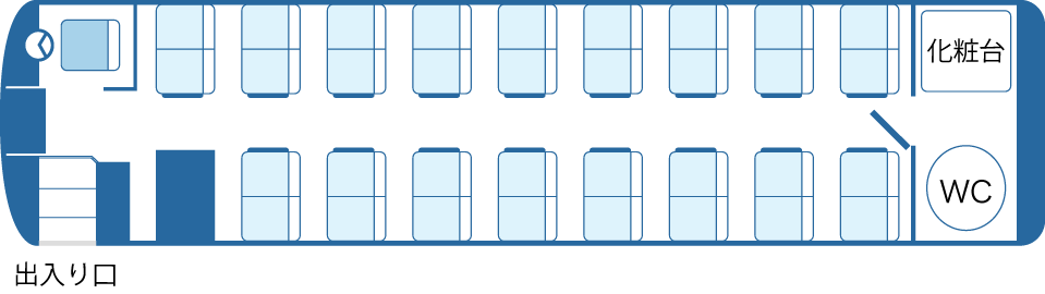 和光観光バス 座席表